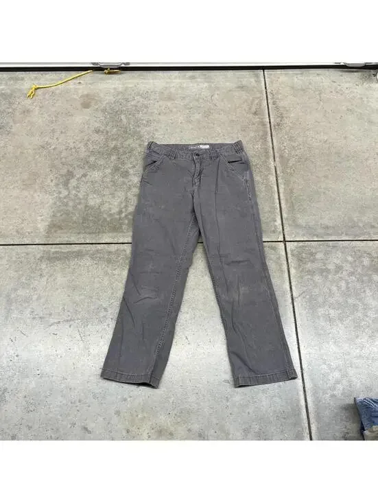 vintage carhartt faded grey relaxed baggy fit cargo pants size 31 x 30 - Picture 2 of 4